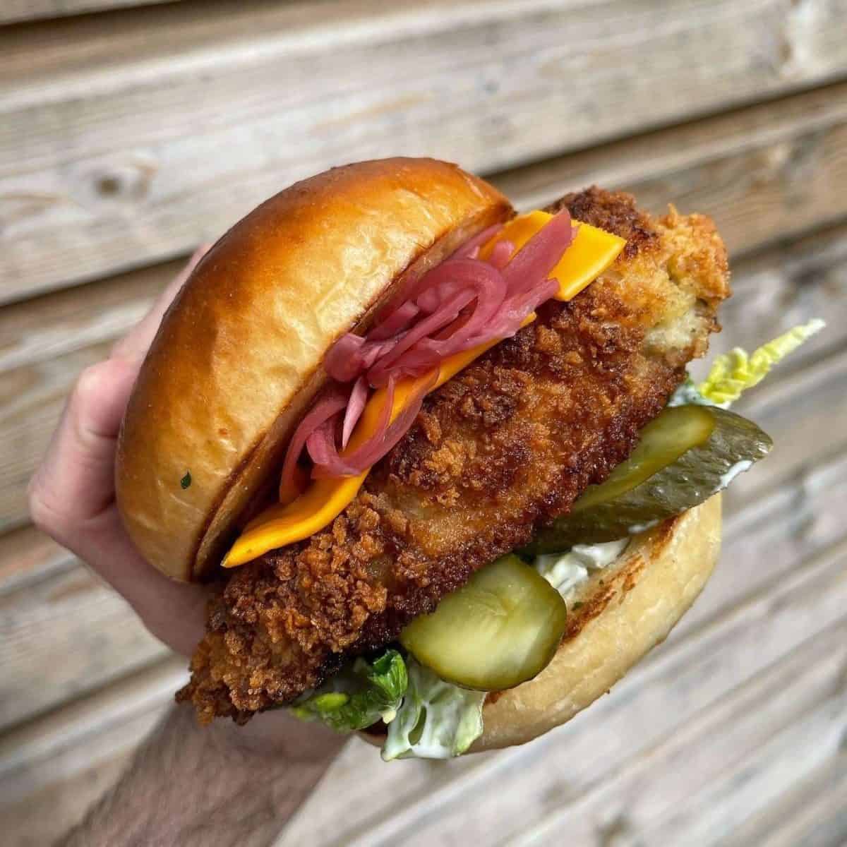 chicken kiev sandwich