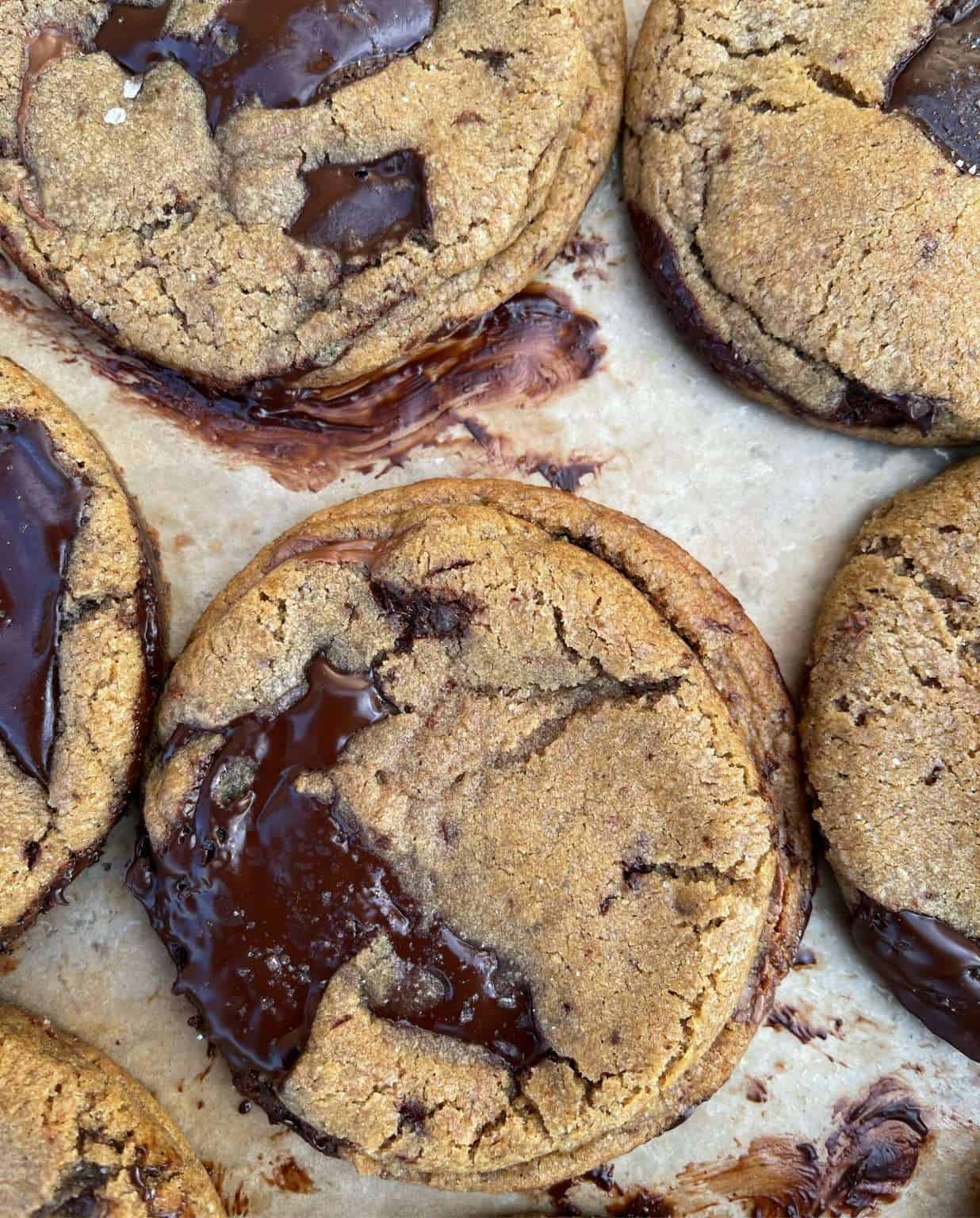 Brown Butter & Rye Chocolate Chip Cookies - Salt. Butter. Smoke.