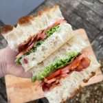 bacon lettuce tomato focaccia