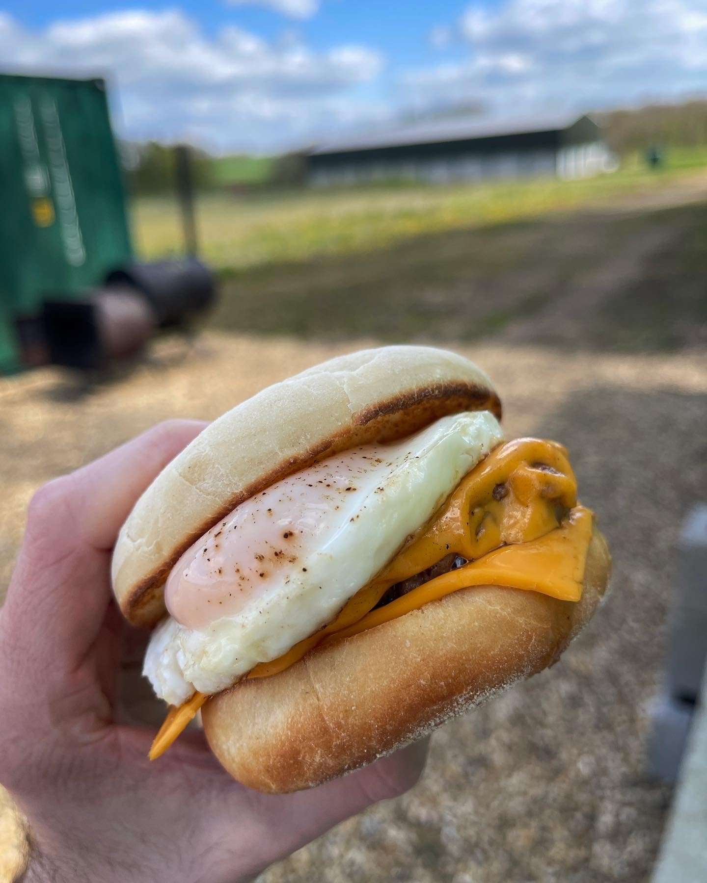 sausage egg english muffin