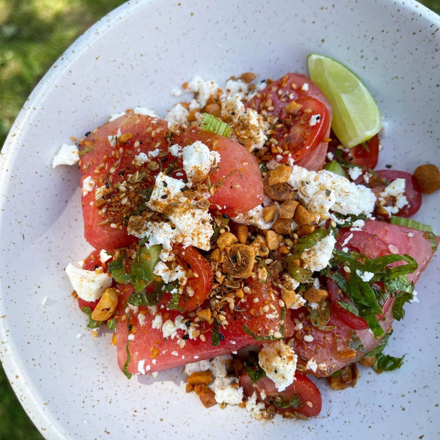 watermelon feta salad