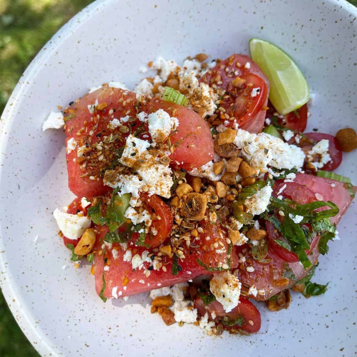 watermelon feta salad
