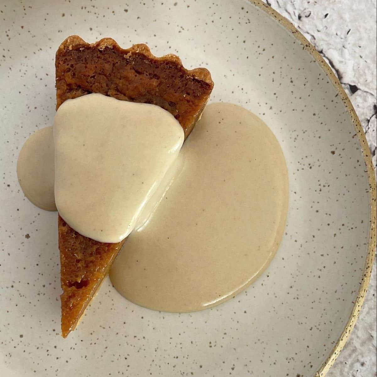 barbecue banana custard