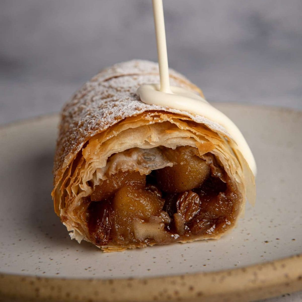 apple & walnut strudel