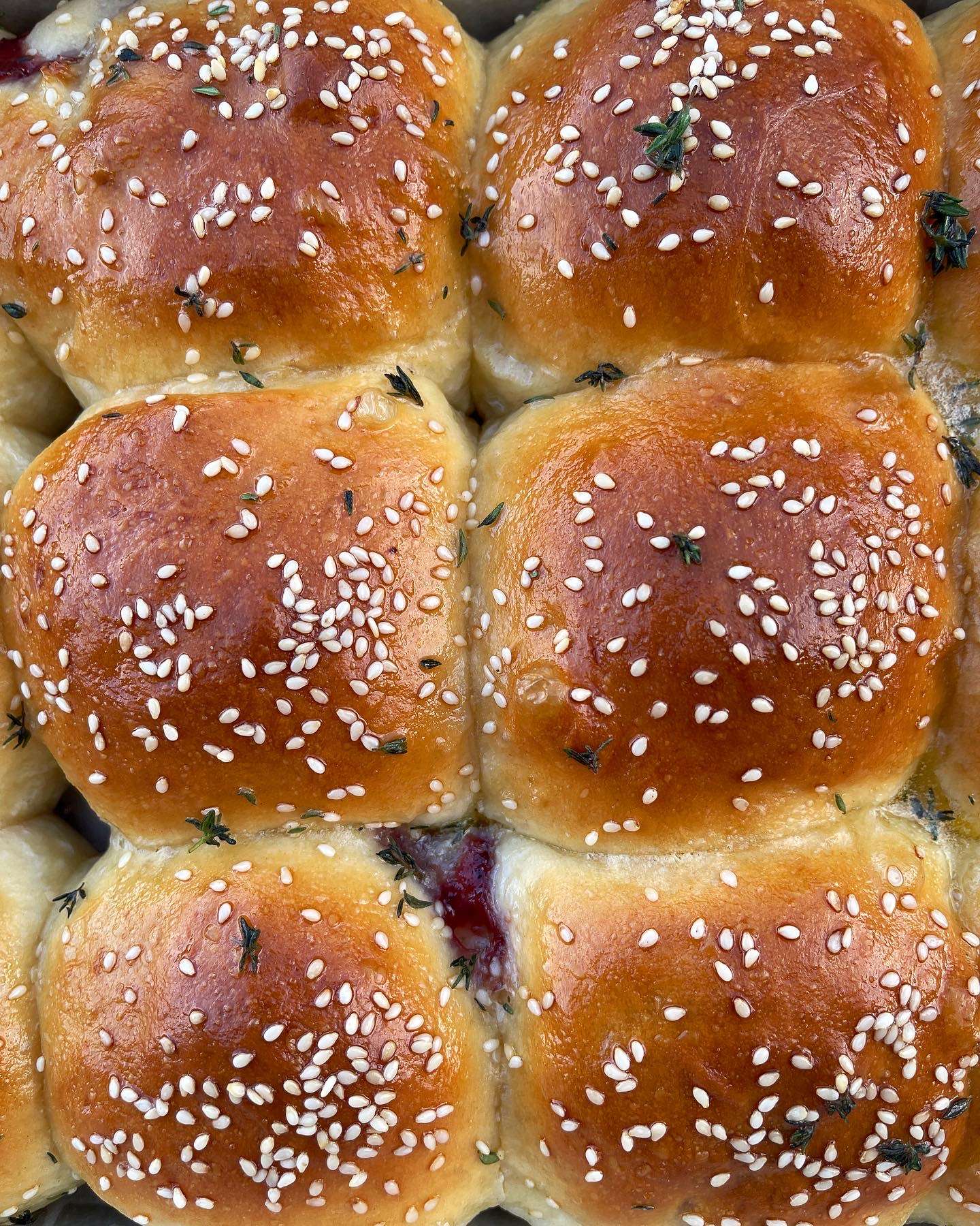 brie & cranberry dough balls