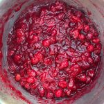 boozy cranberry & orange sauce