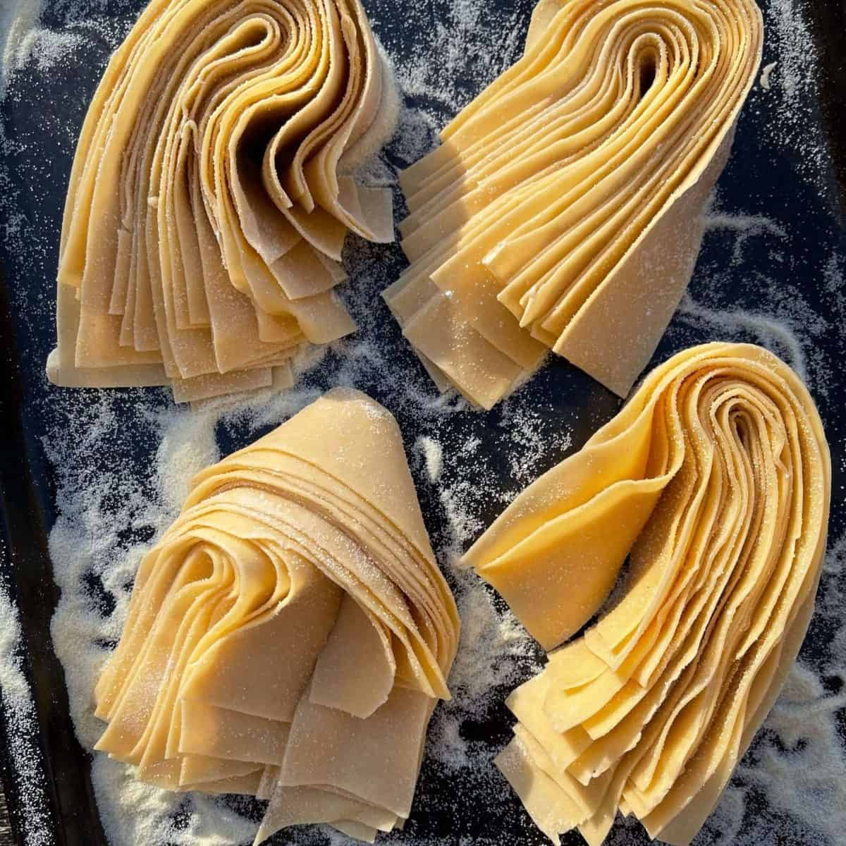 fresh papardelle pasta