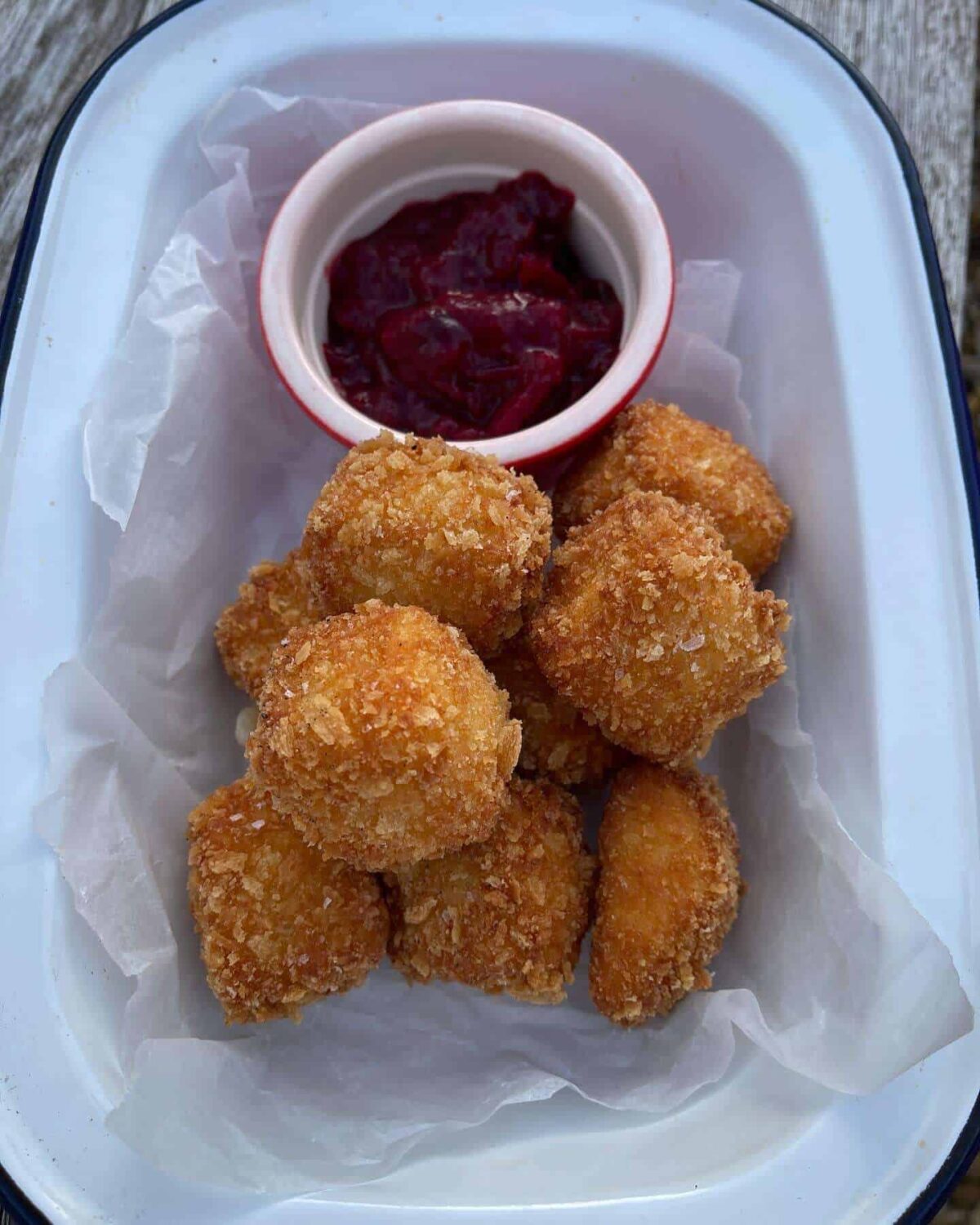 crispy breaded brie