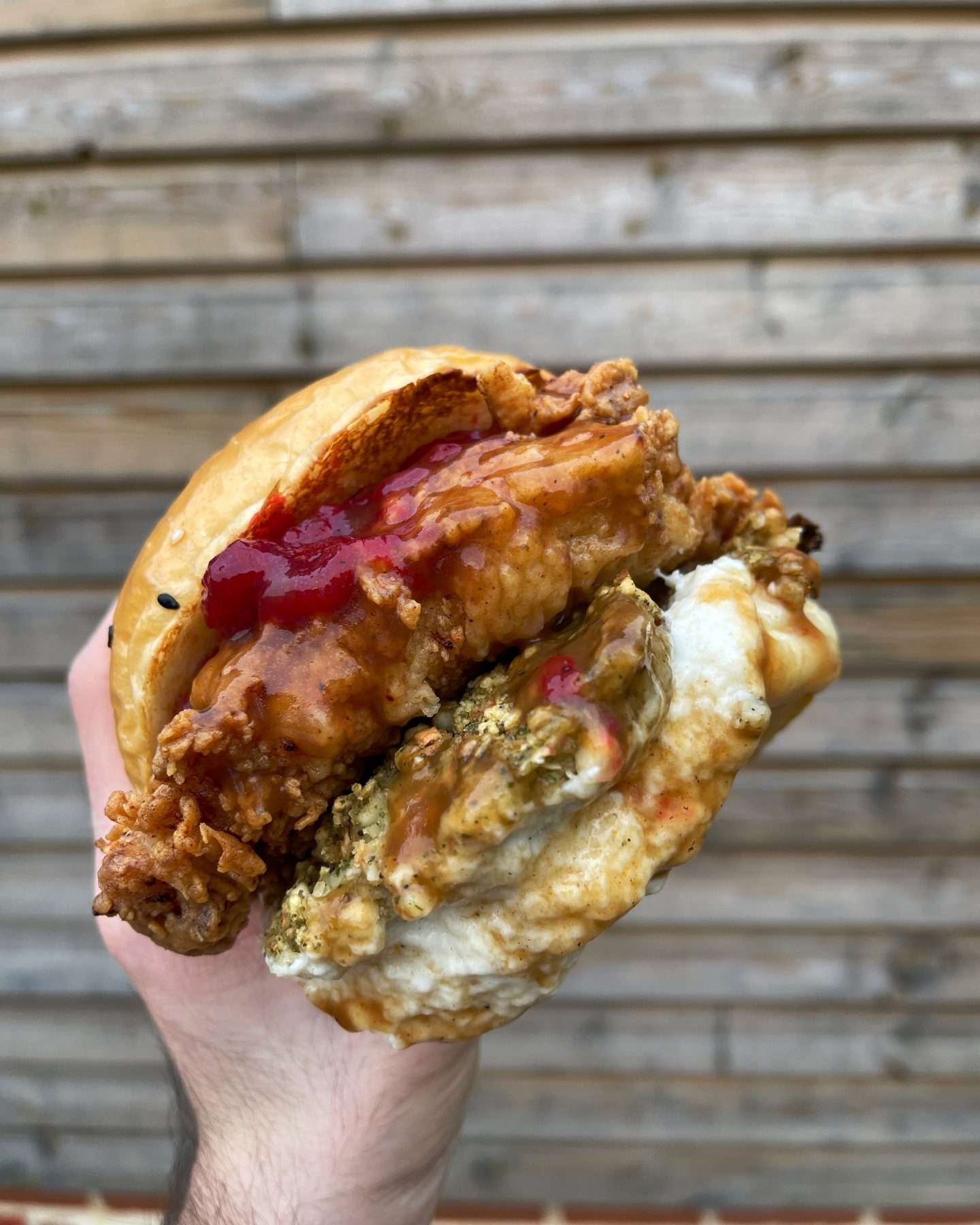 fried turkey sandwich