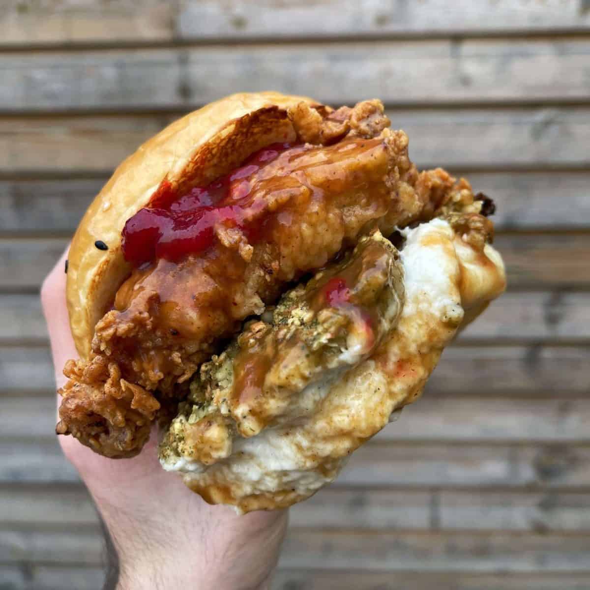 fried turkey sandwich