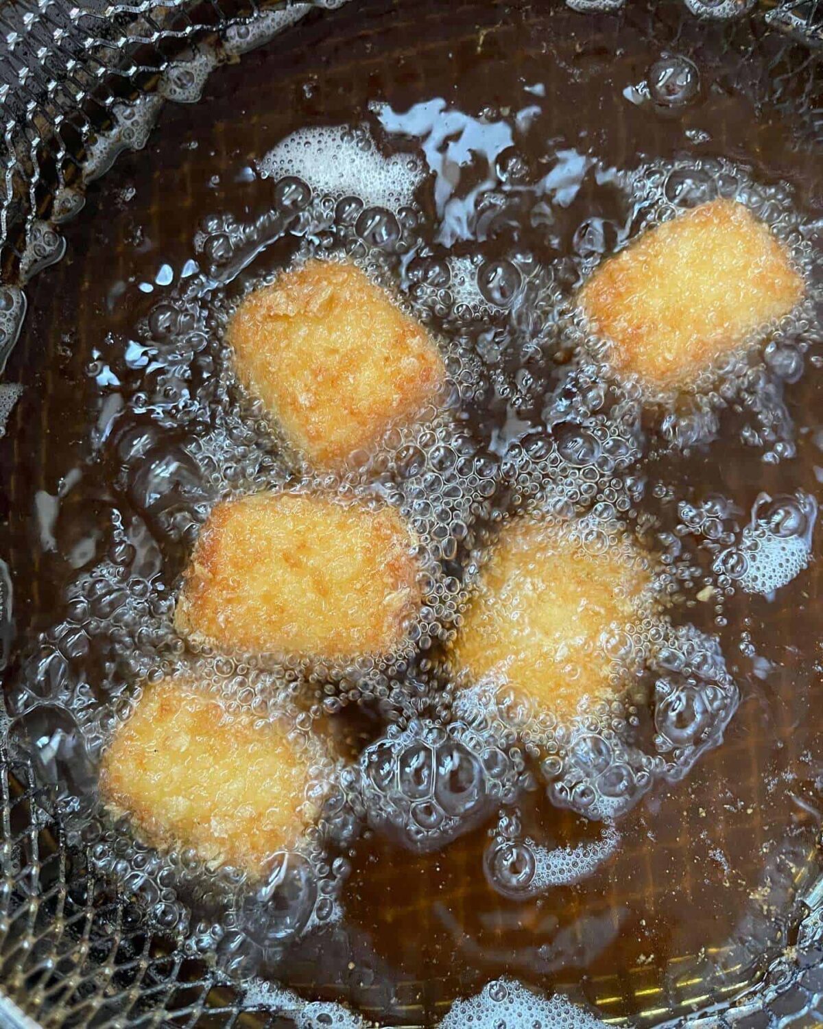 frying brie wedges