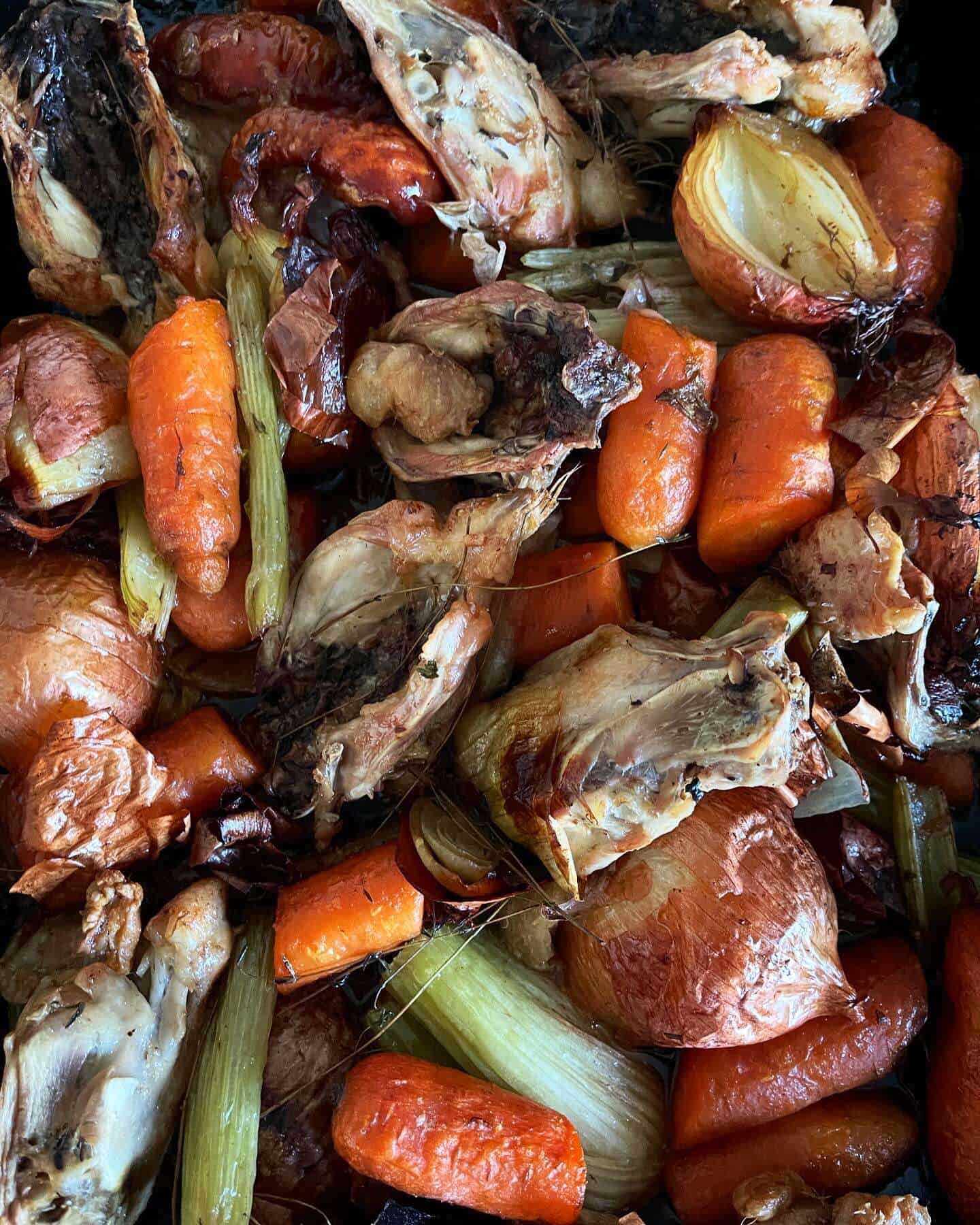roasted veg & bones
