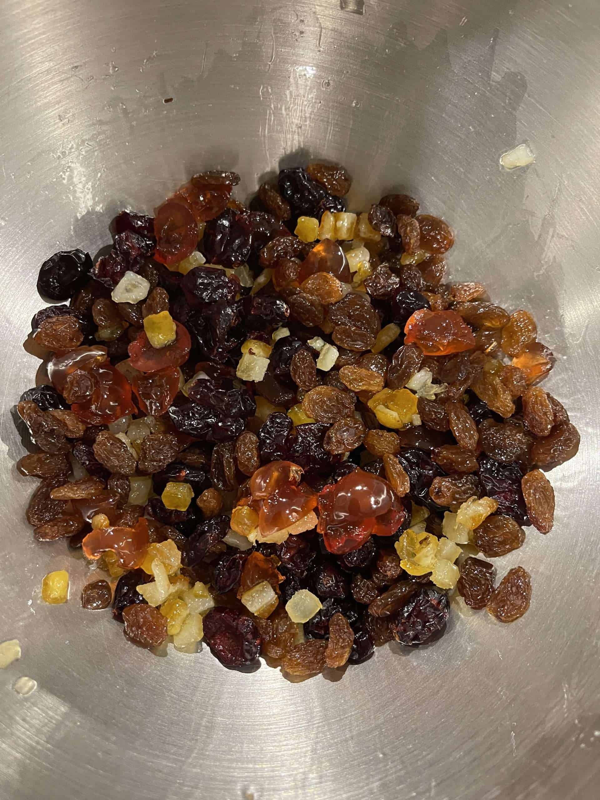 rum soaked fruit