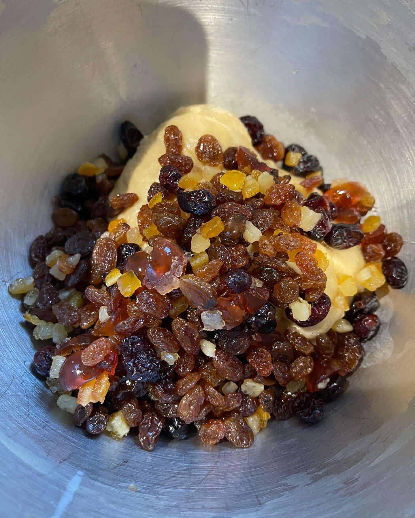enriched fruit dough