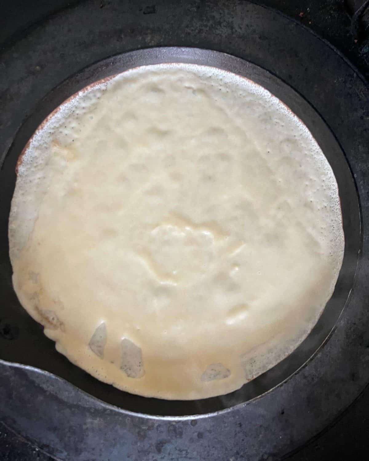 frying crepe