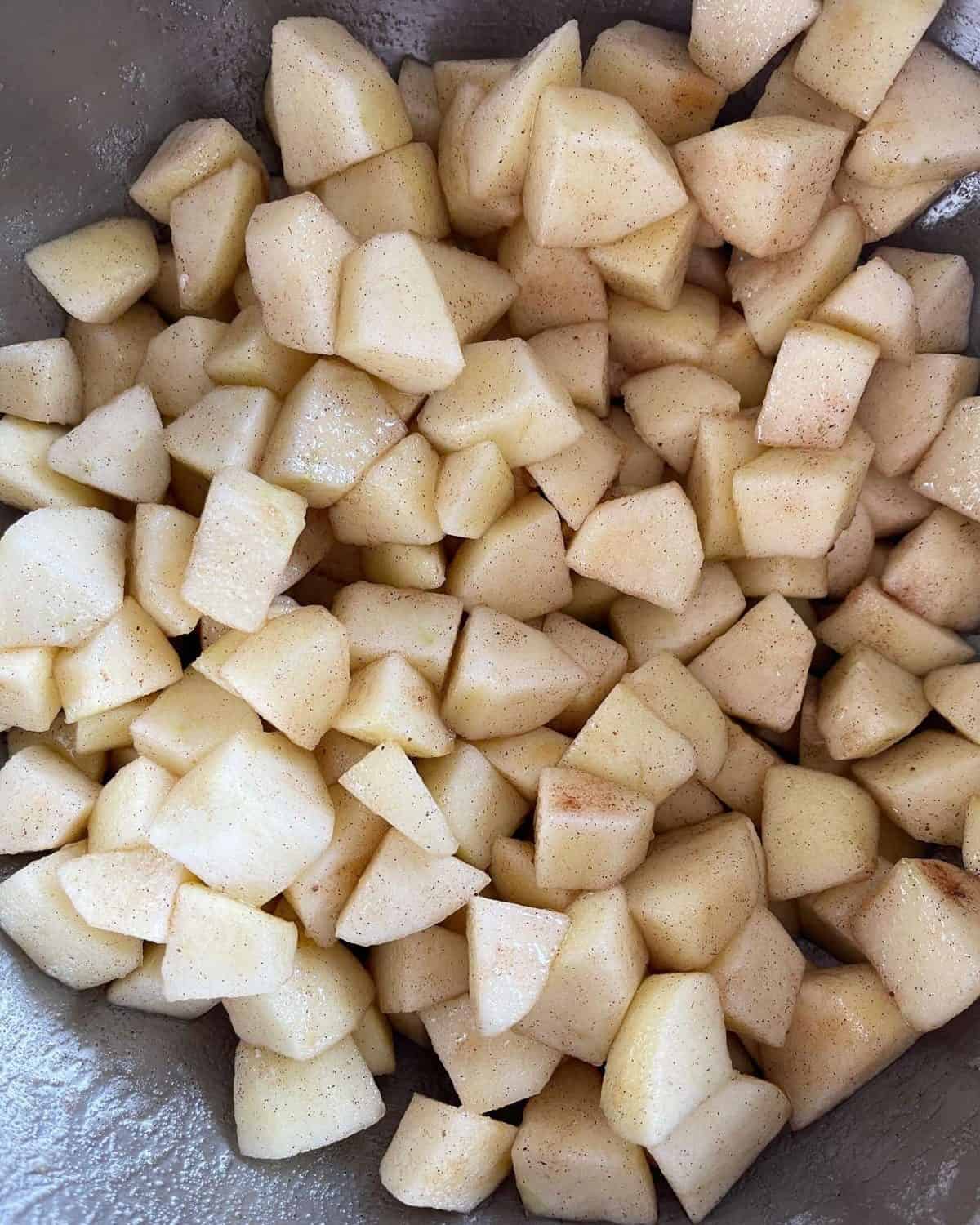 spiced apple chunks
