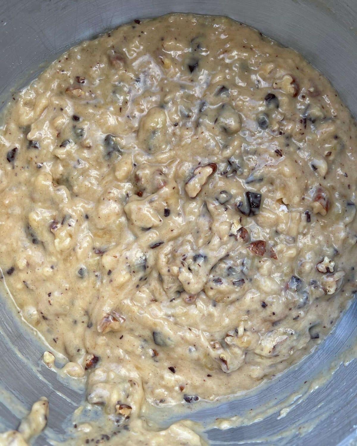 banana muffin batter