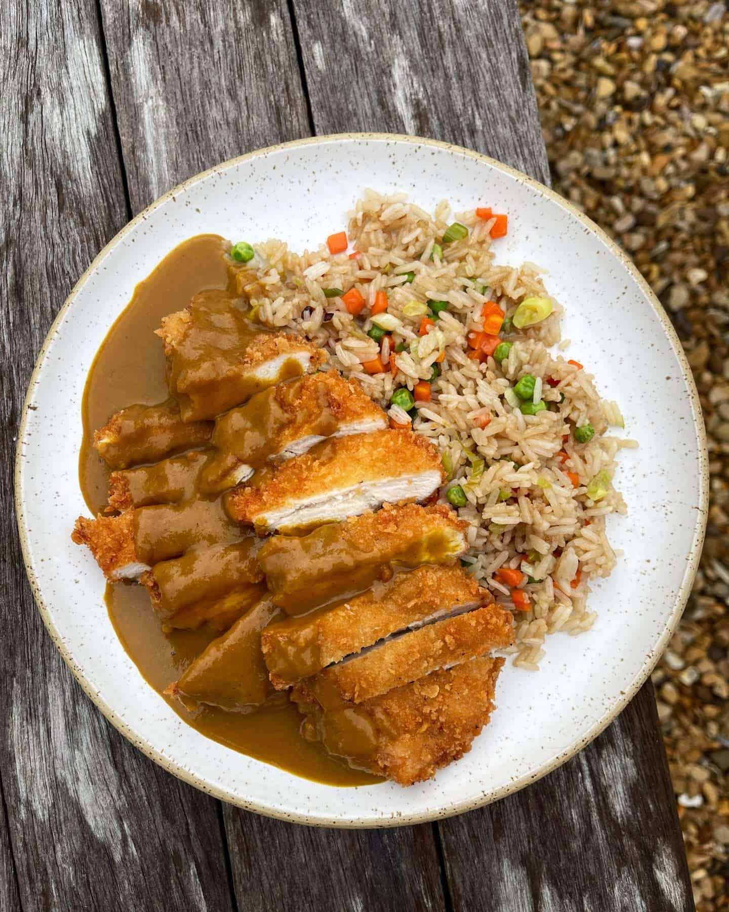crispy chicken katsu curry