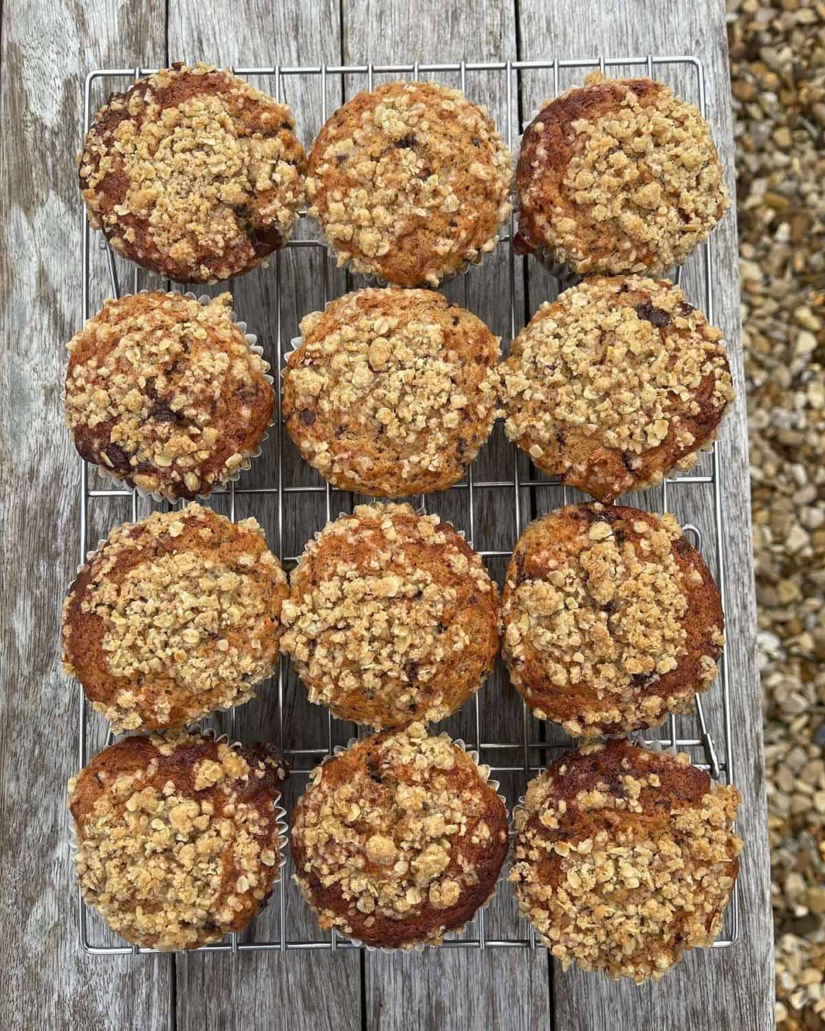 miso banana muffins