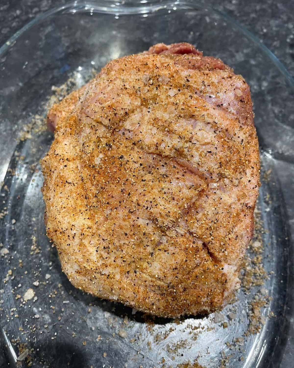 seasoned pork shoulder