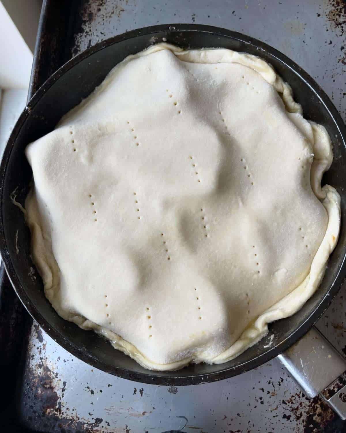 assembled tarte tatin