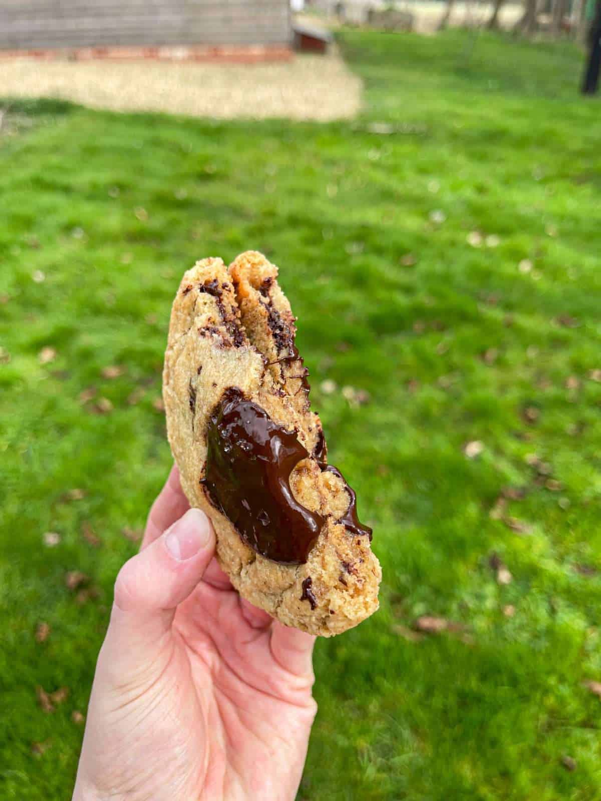 brown butter cookie inside