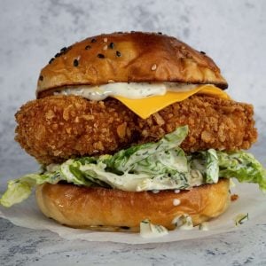 crispy fried cod sandwich