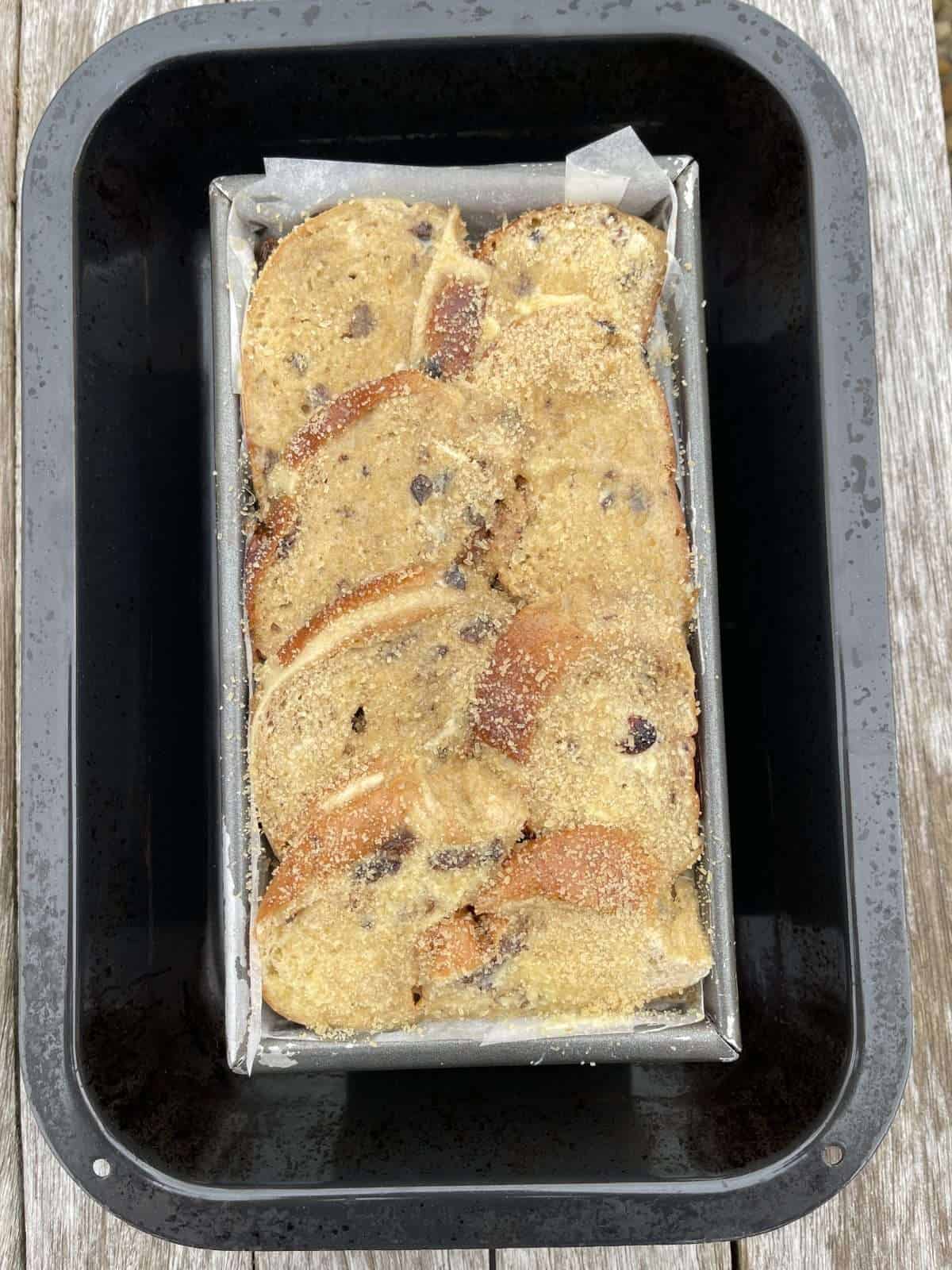 assembled bread & butter loaf