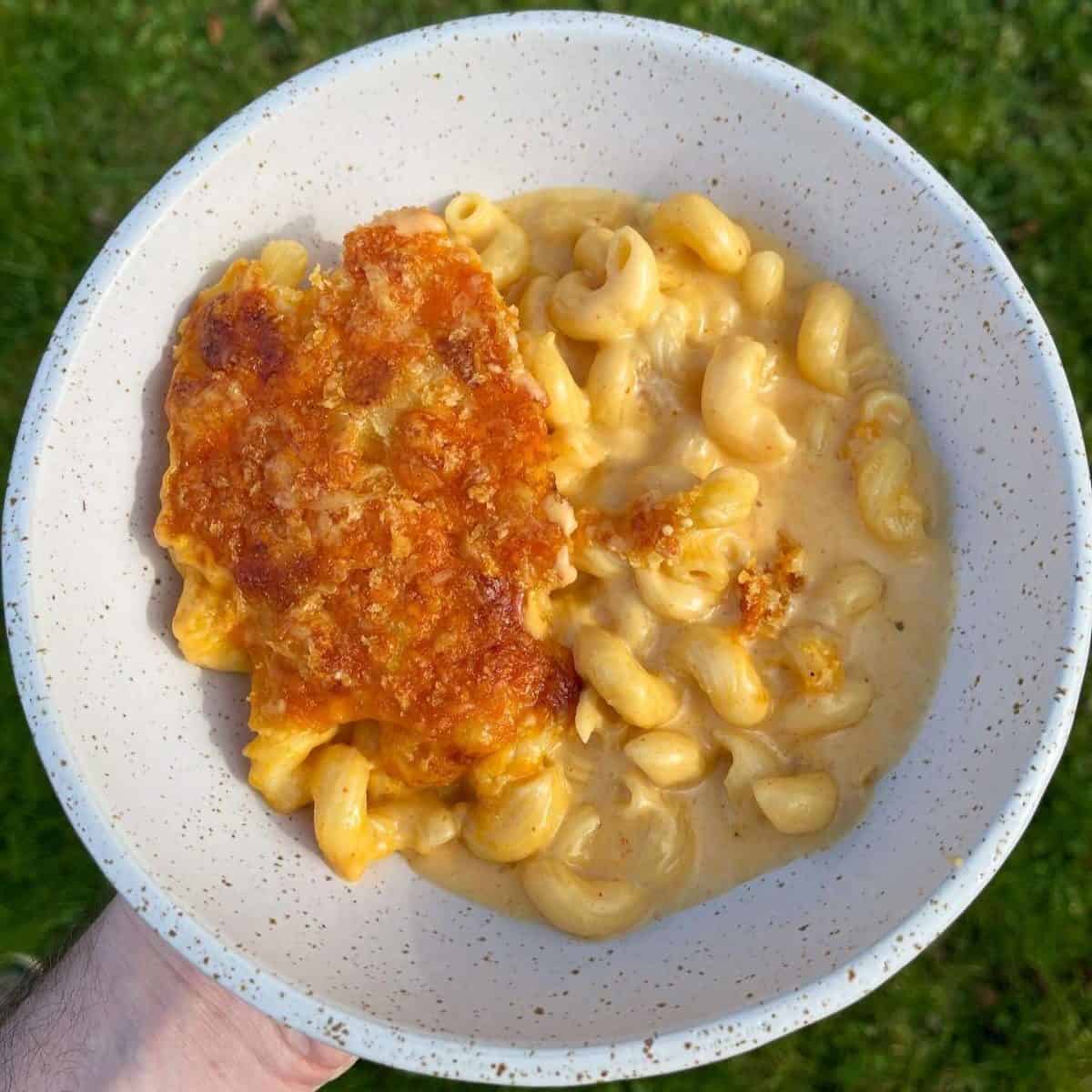 four cheese sriracha mac & cheese