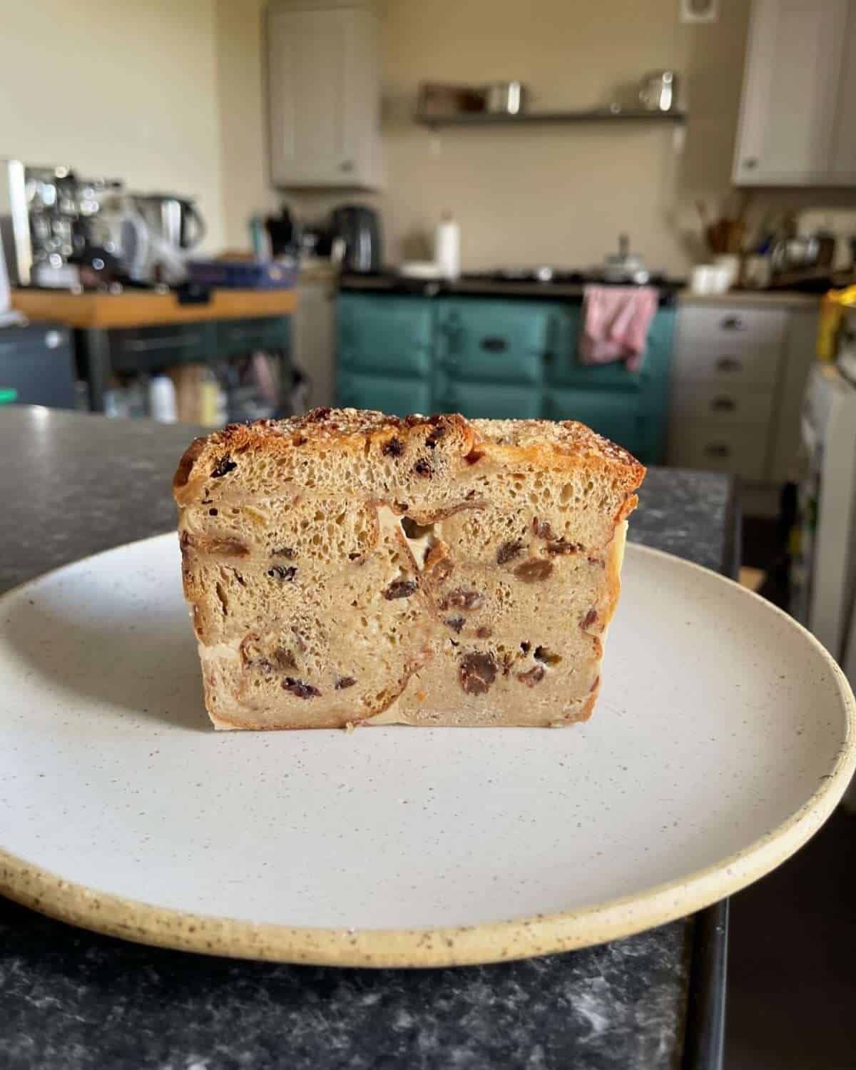 hot cross bun loaf