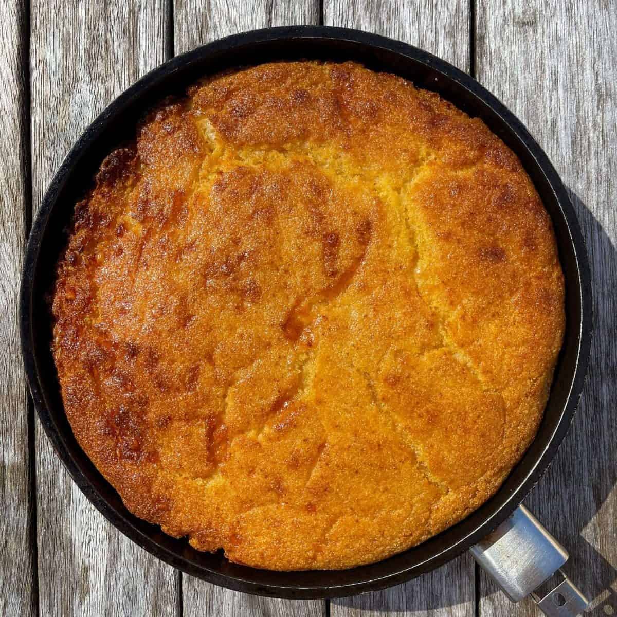 cheesy buttermilk skillet cornbread