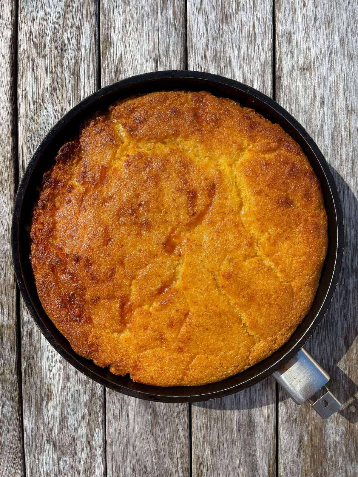 cheesy buttermilk skillet cornbread