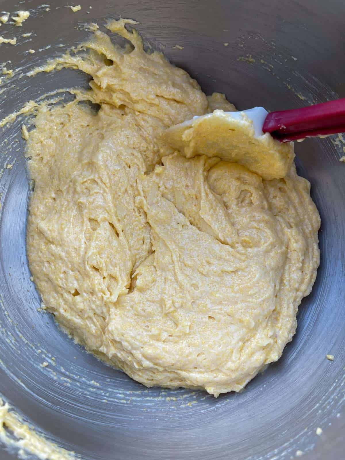 cheesy cornbread batter
