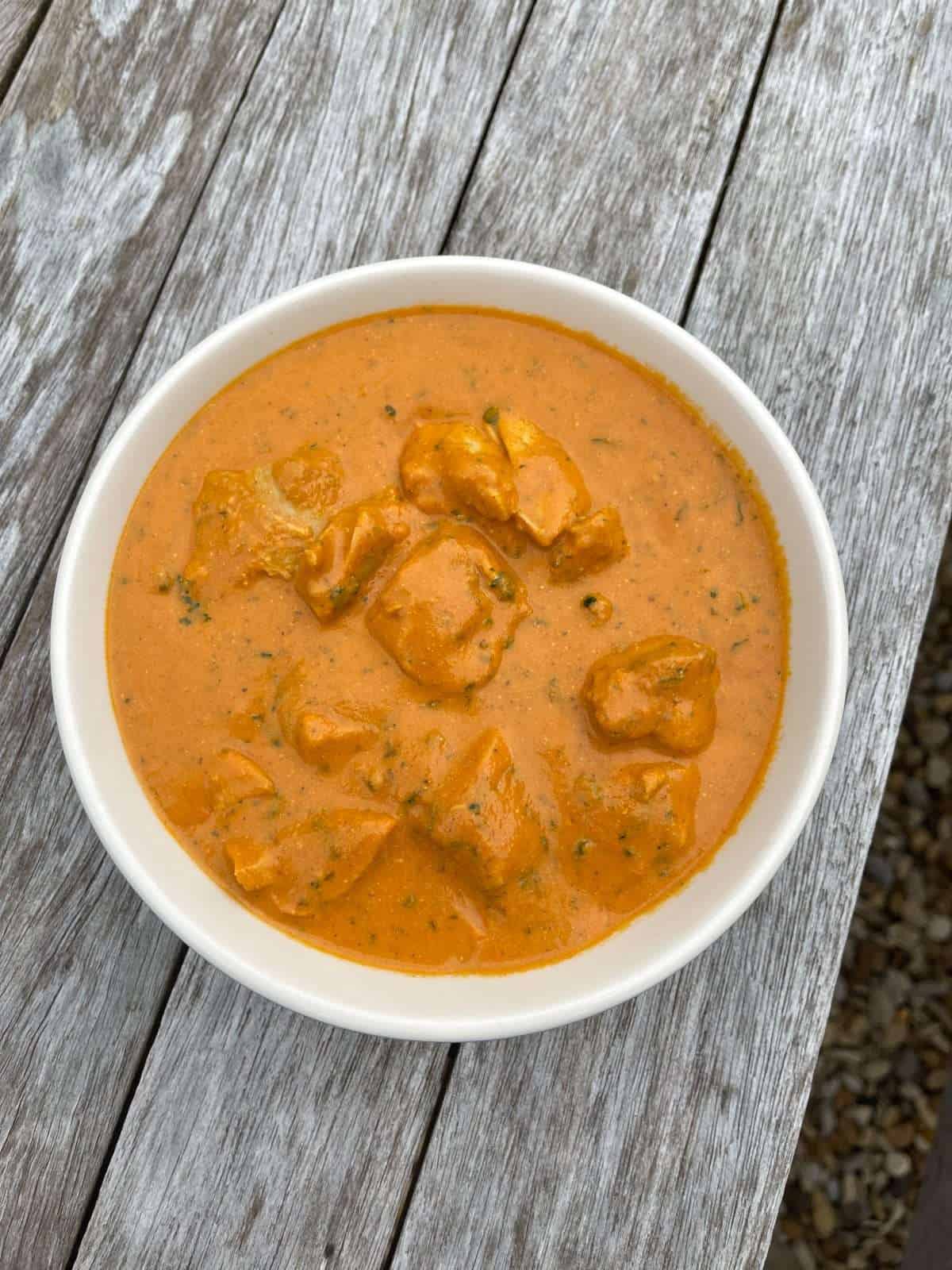 homemade chicken tikka masala