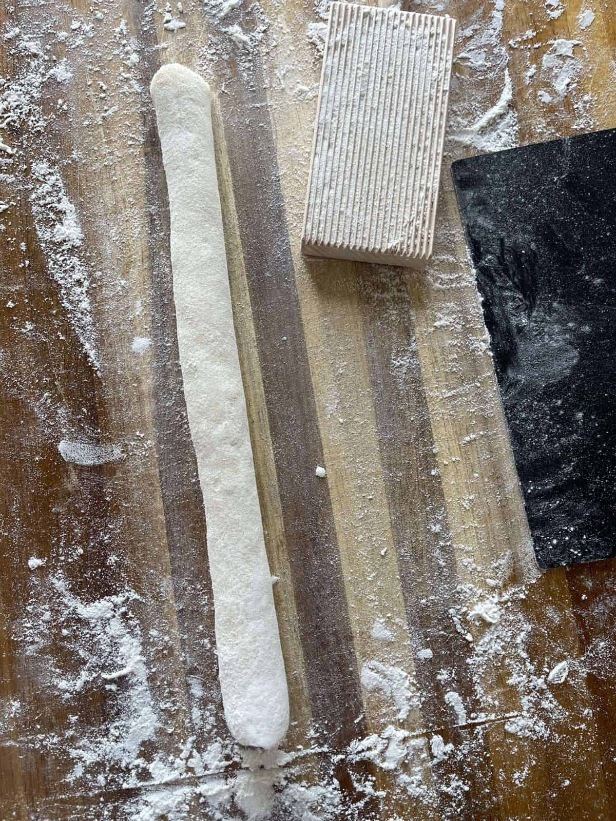 rolling gnocchi by hand