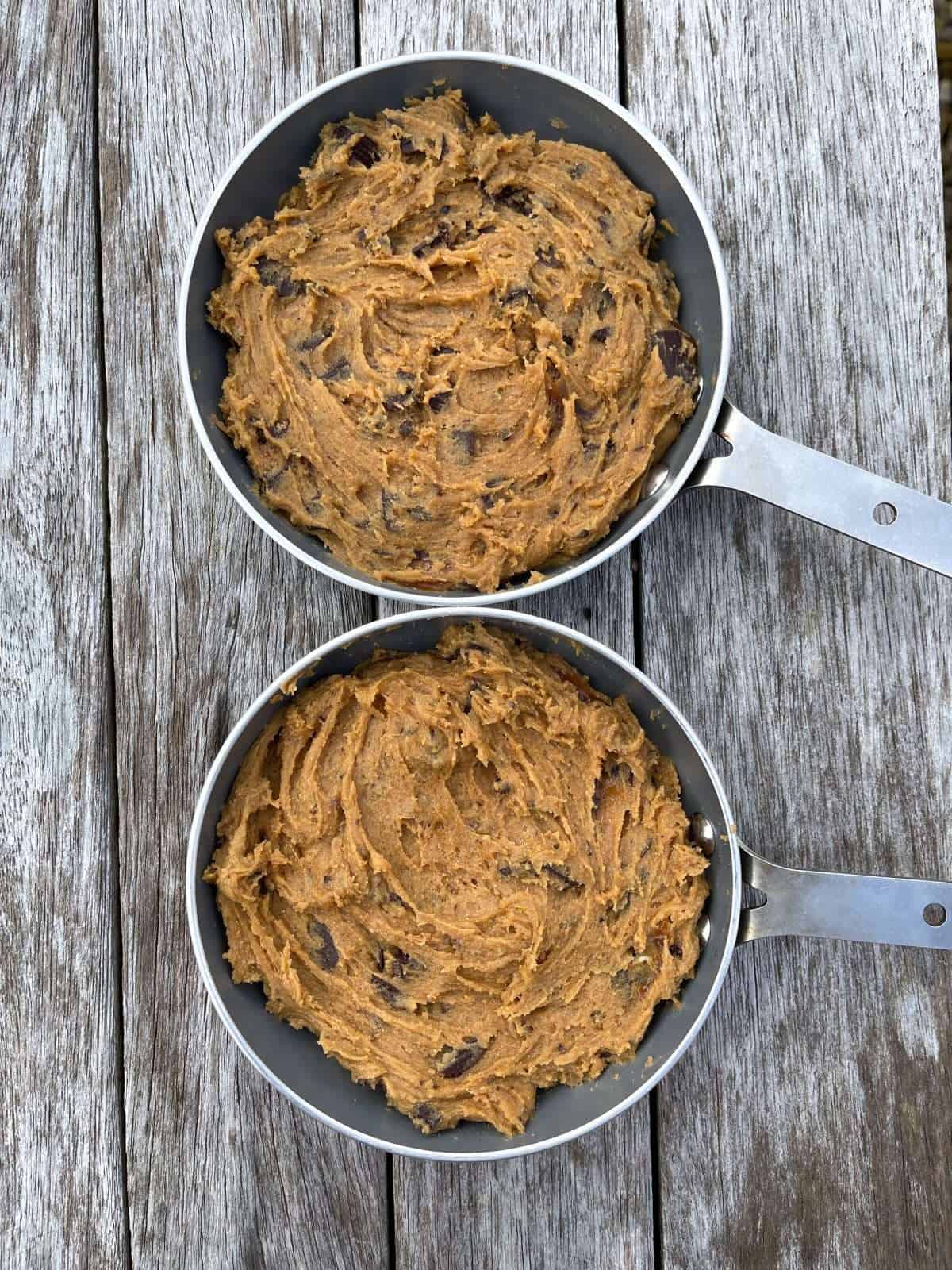 skillet cookie doughs