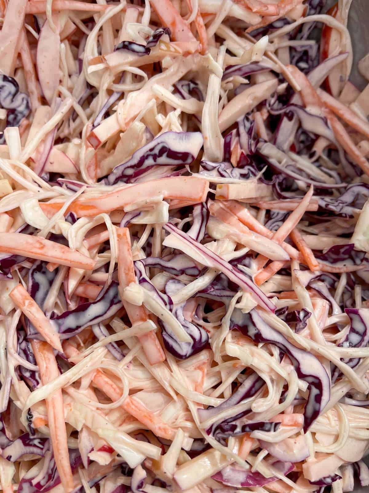 tangy apple slaw