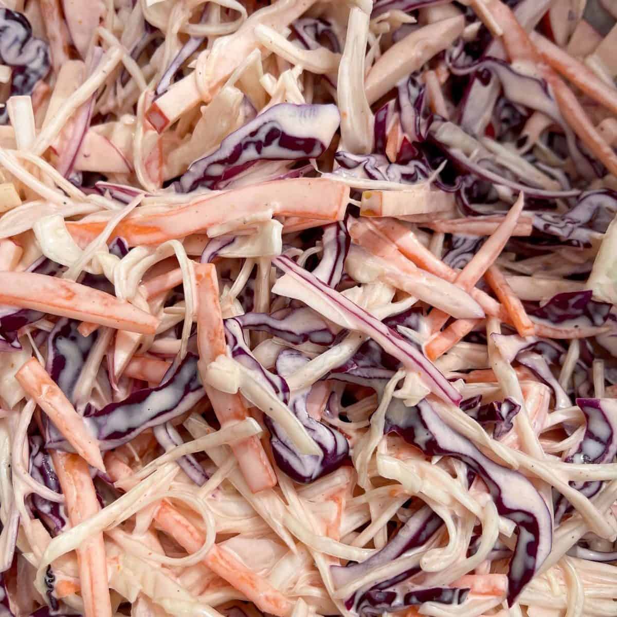 tangy apple slaw