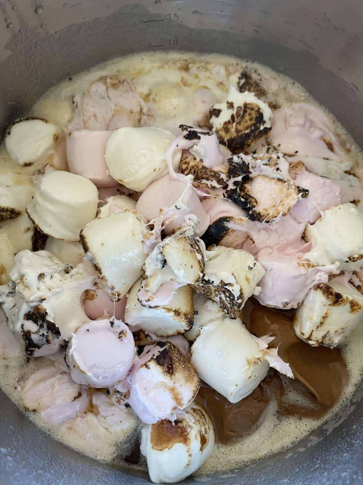 toasted marshmallows melting
