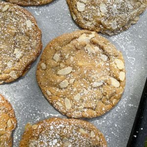 almond croissant chocolate chip cookies