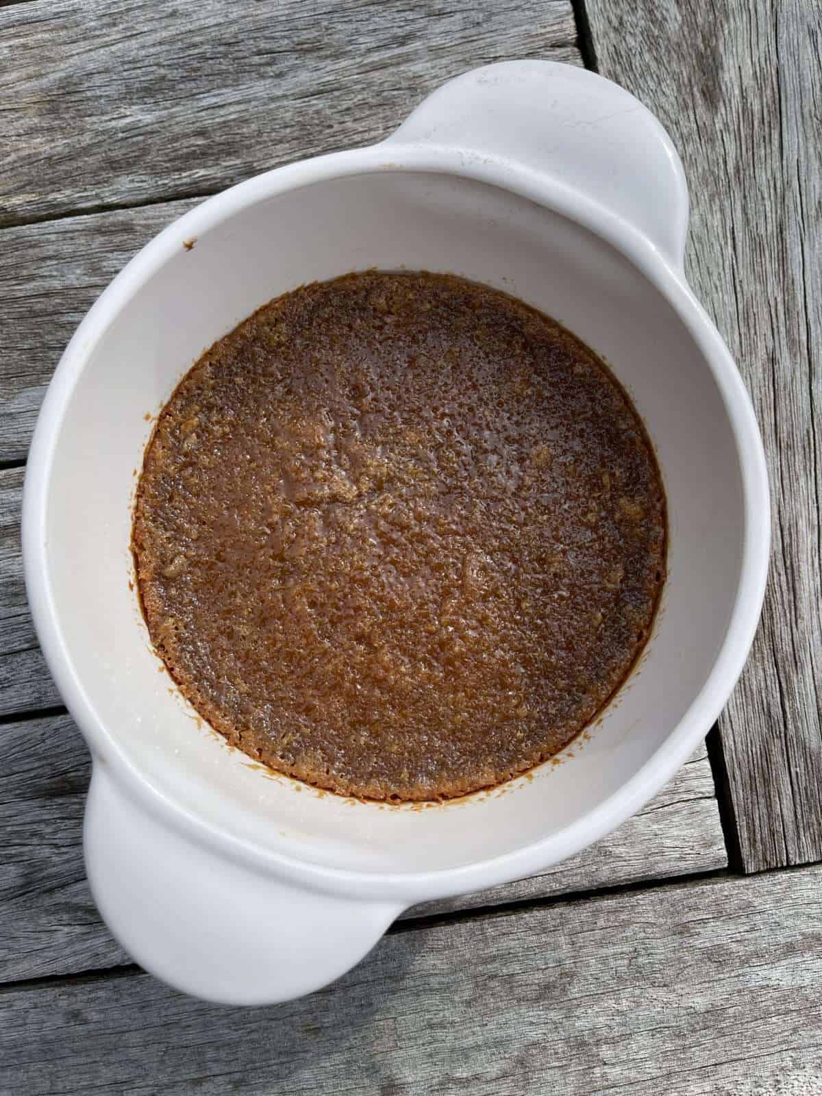 baked treacle tart filling