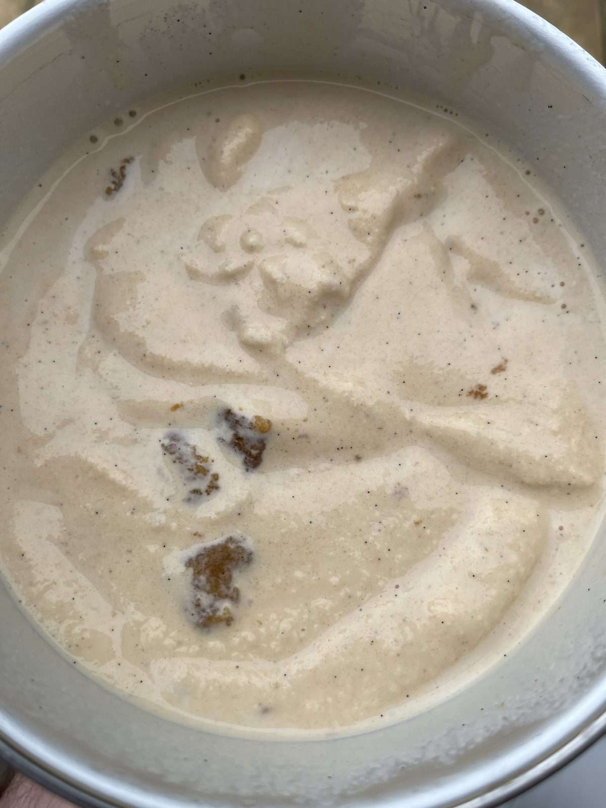 churned ice cream