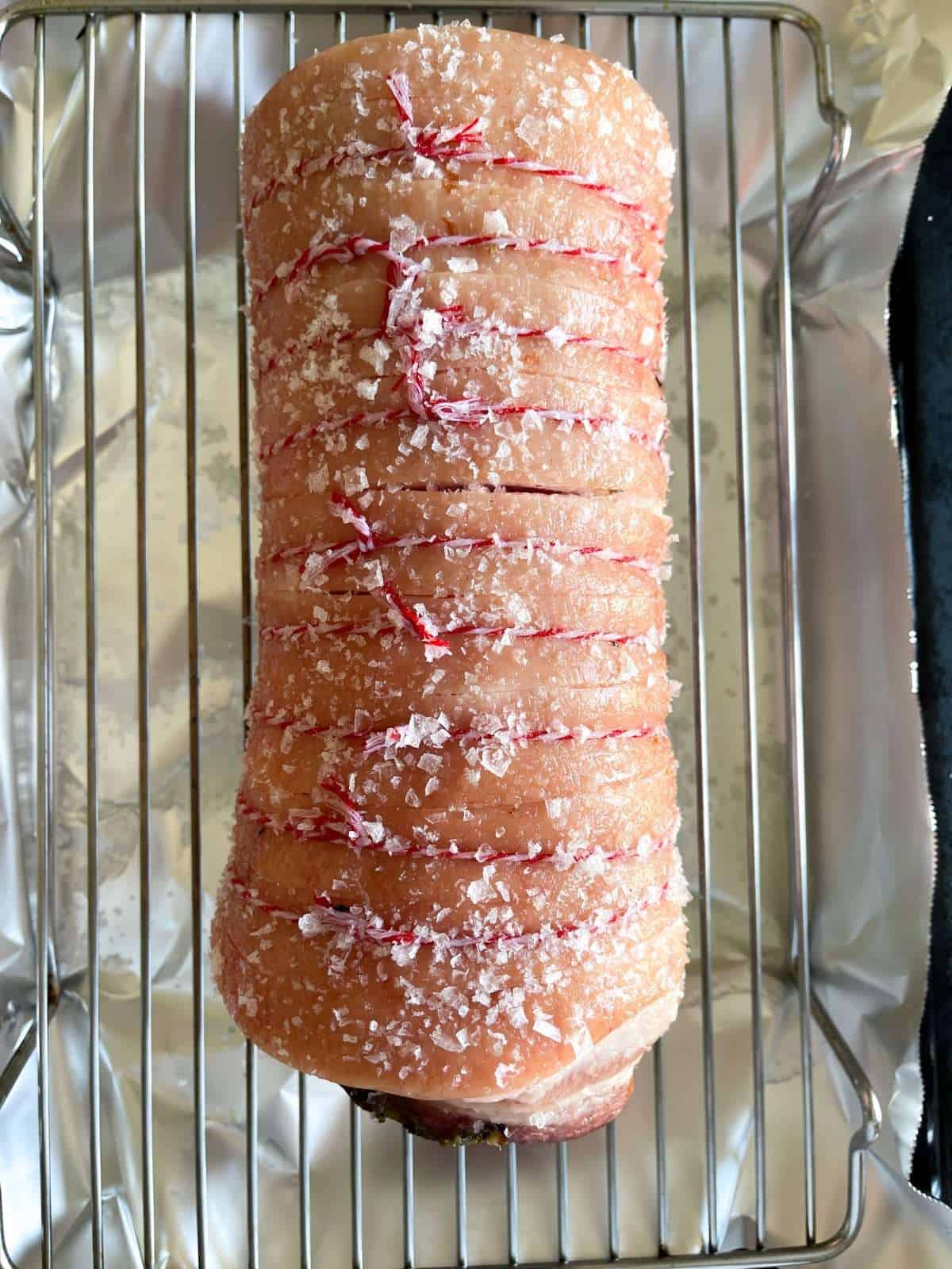 salted pork skin for crackling