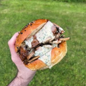 leftover beef wellington sandwich