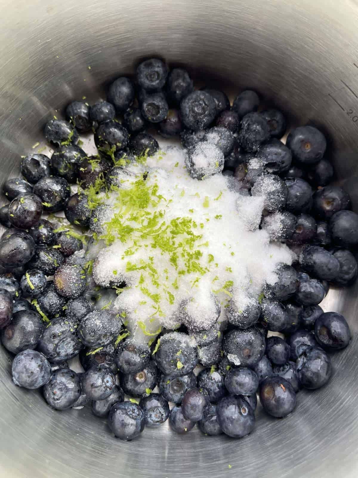 blueberries & lime