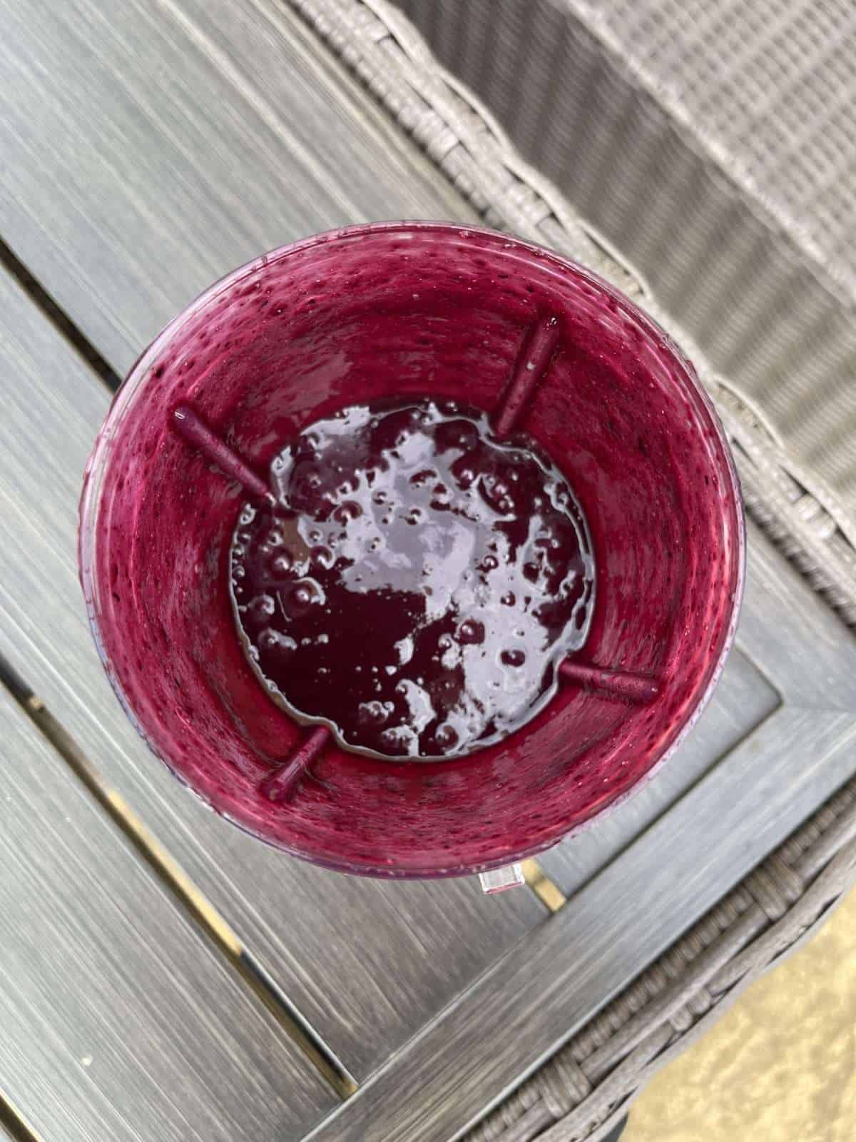 blueberry puree for ice cream