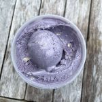 blueberry & white chocolate stracciatella ice cream