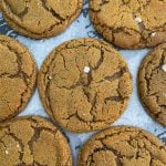 chewy ginger molasses cookies