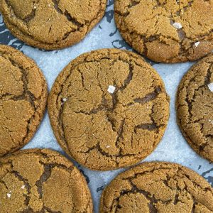 chewy ginger molasses cookies