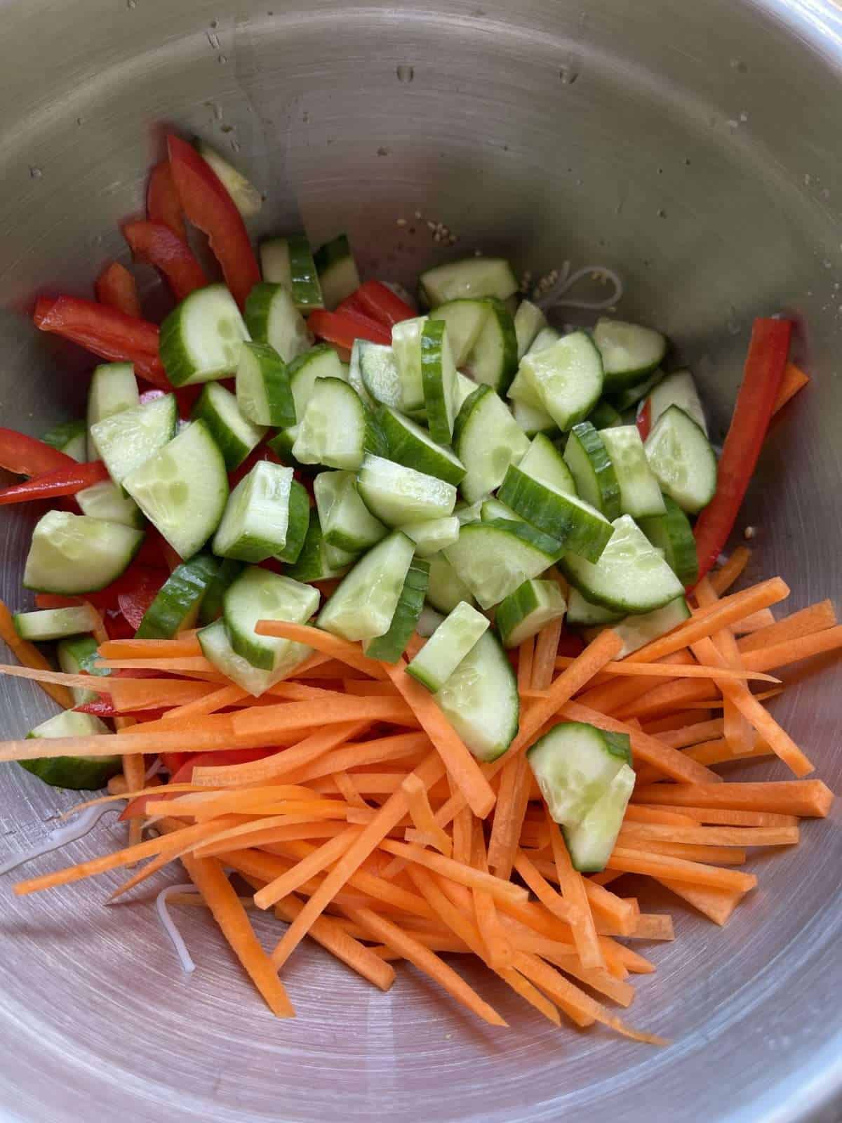 chopped salad veg